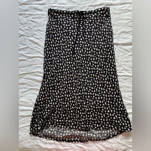UNIQLO / INES DE LA FRESSANGE PARIS Midi Floral Lined Skirt